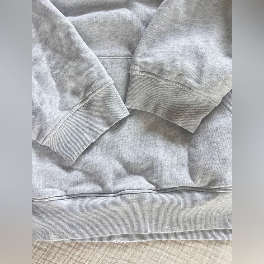 Anine Bing Sport Light Gray Tyler Hoodie - Picture 5 of 9